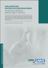 Implementing routine outcome monitoring in specialist perinatal mental health services